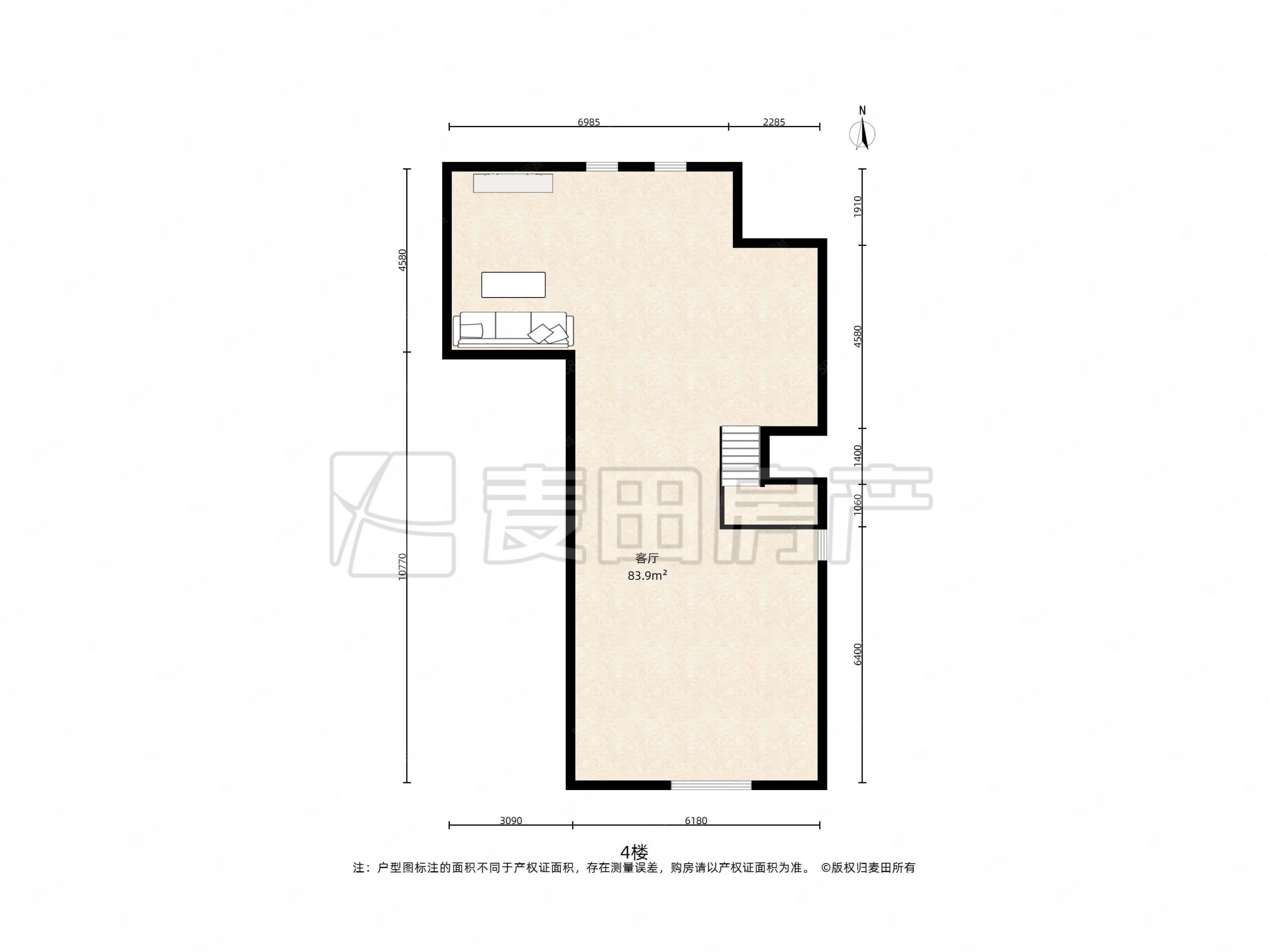 九章別墅4室3廳5衛(wèi)518.19㎡東南3900萬