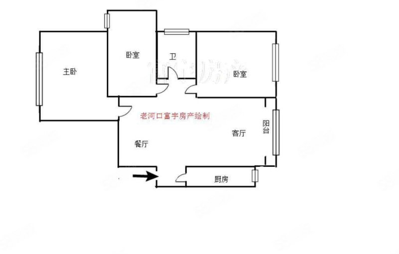 御璟天下3室2厅2卫130㎡南北100万