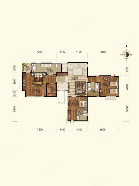 龙湾别墅4室4厅6卫432㎡东3995万