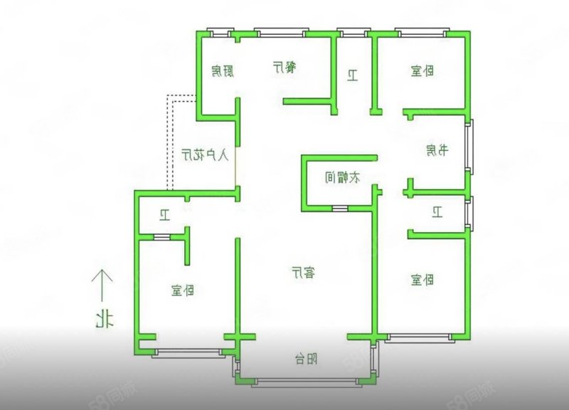 翠岛天成法郡4室2厅3卫185㎡南北398万