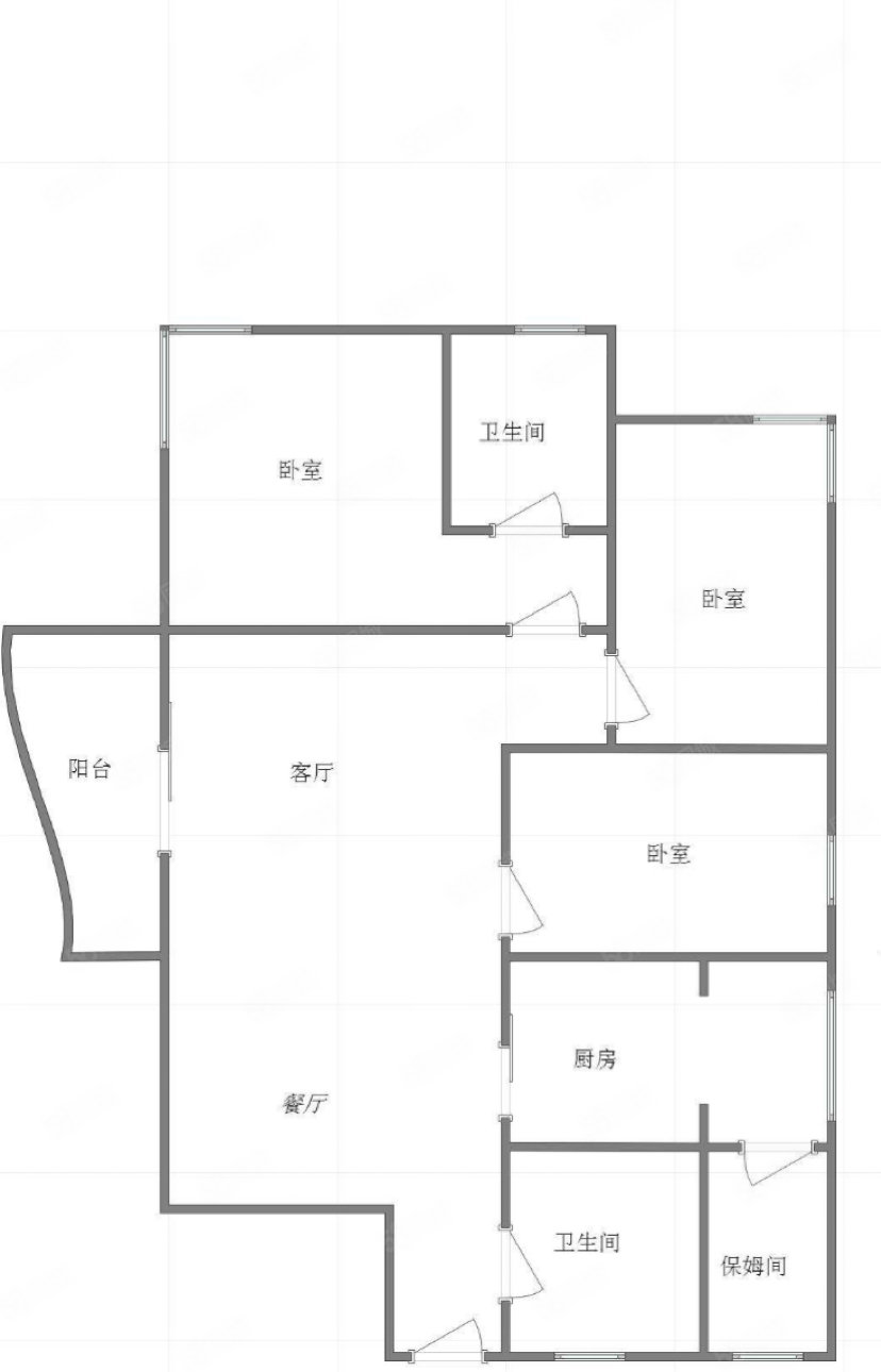 天骄俊园3室2厅2卫146.67㎡南北158万