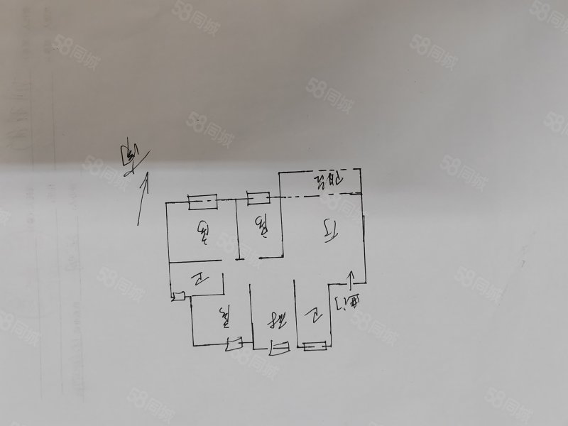 湖北大学教师公寓3室2厅2卫137.82㎡南北200万