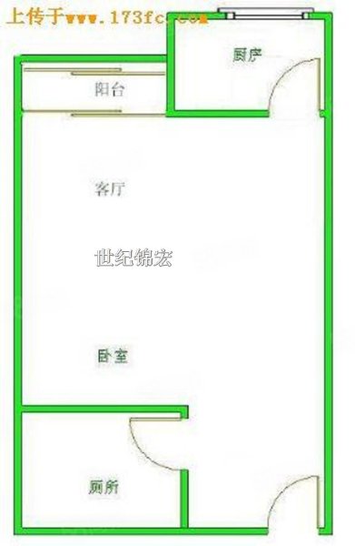 金色校园广场1室0厅1卫38.6㎡南北31万