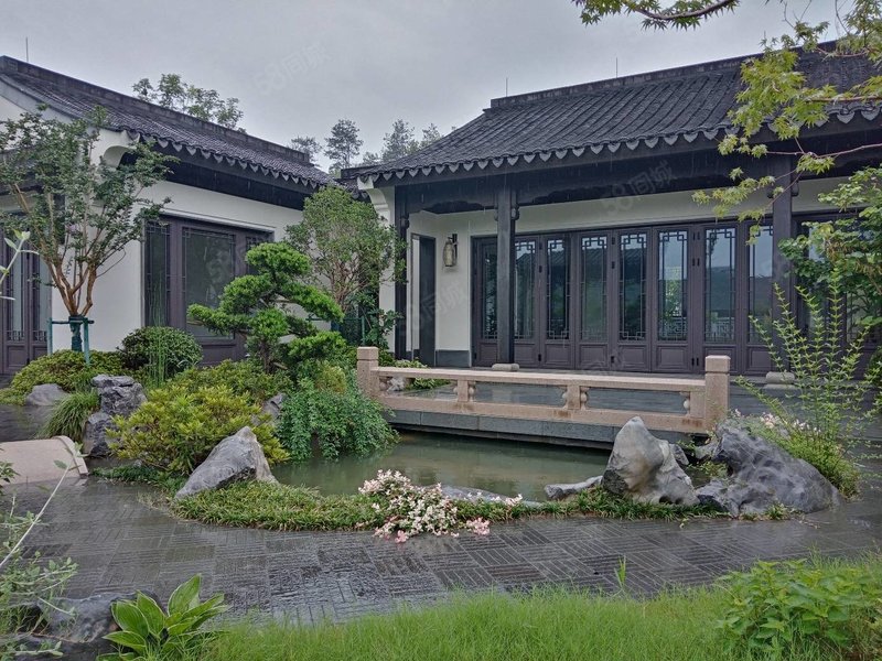 绿城安吉桃花源,现房,赠送大露台大花园,醉美中式合院别墅