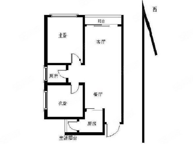 佳远国际公寓2室1厅1卫68㎡南北36.8万