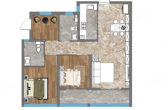 九州康城  位置  楼层豪华装修