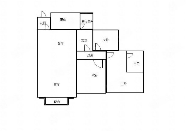 碧桂园映象3室2厅2卫97.09㎡南北69.5万