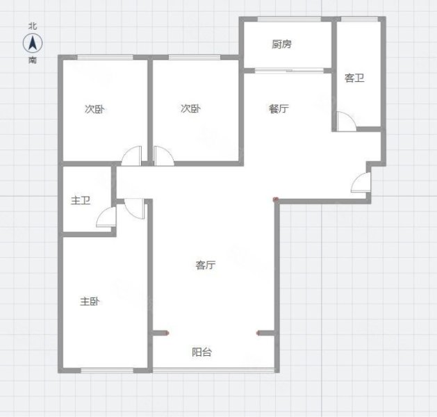 梦溪园3室2厅2卫135.96㎡南159万