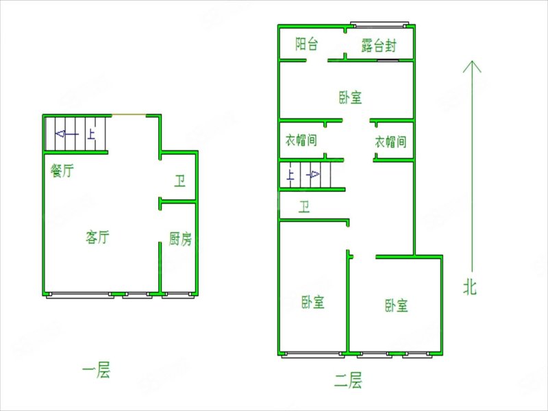 九号别墅(住宅)3室2厅2卫138㎡南北159万