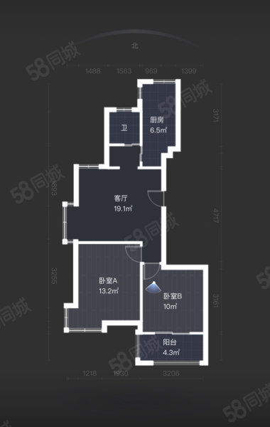 宝丰茗苑2室1厅1卫78.69㎡南180万