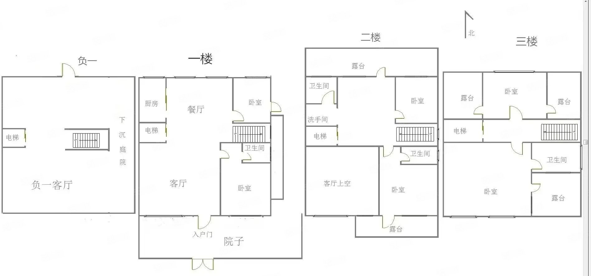 任城九巨龙龙城公馆(别墅)6室3厅5卫303㎡南北660万