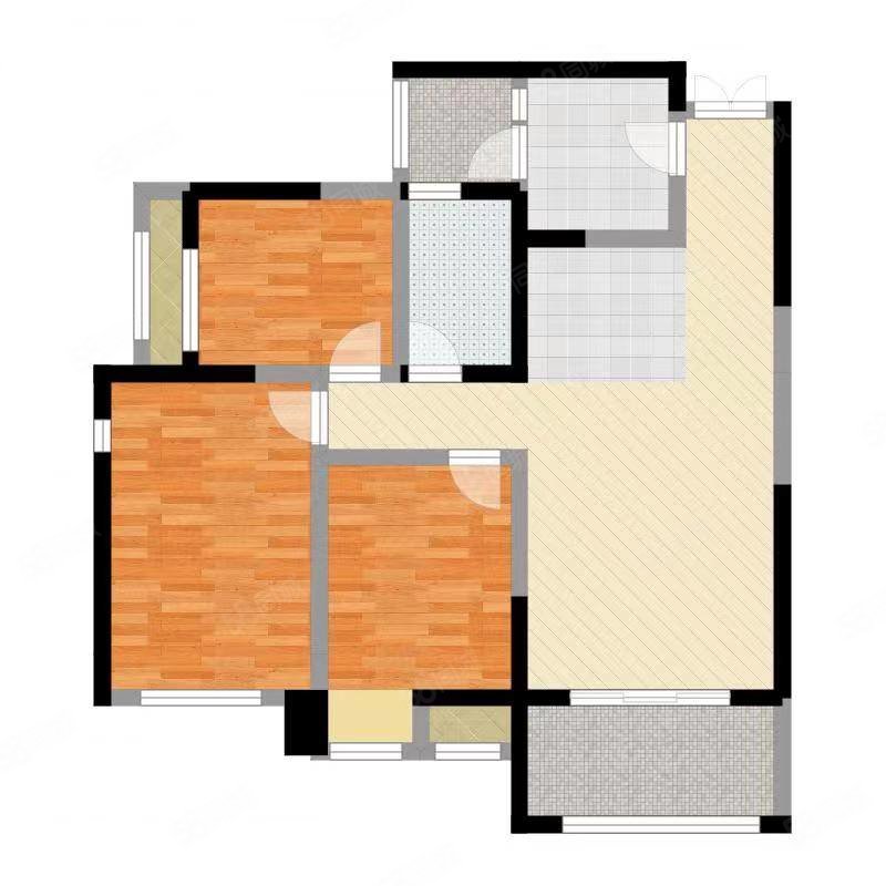 乌蒙水乡3室2厅2卫124㎡南北98.8万