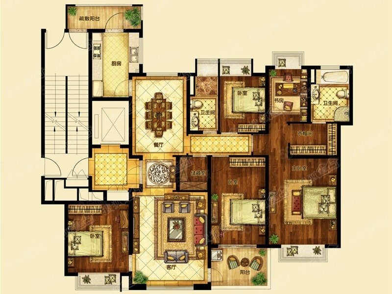 见所未见!滨江西 君华天汇 赠超大入户花园 超大后花园