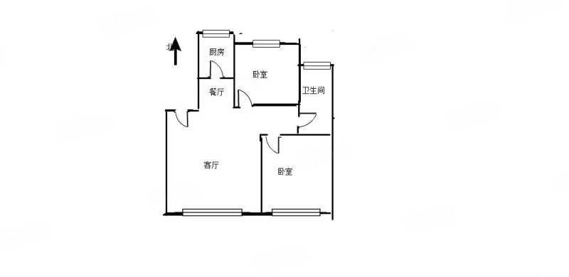 彤利紫竹茗郡(一二期)2室2厅1卫97.63㎡南北79.8万