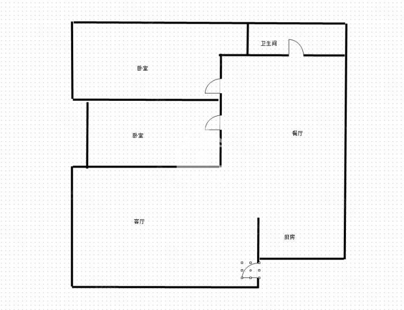 公路局住宅小区2室2厅1卫91.6㎡南北215万