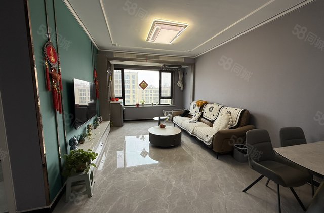 东昌中学，百合新城 精装三室送储送车位，婚房好楼层，