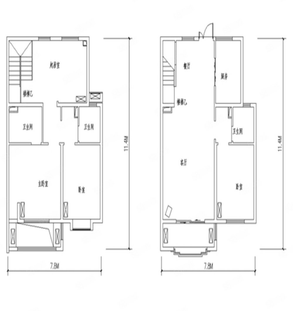 国基逸境(别墅)3室2厅2卫157㎡南北246万