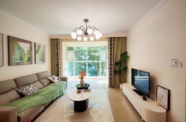 十一层电梯洋房 小区绿化好 正规三室 拎包入住 郁光