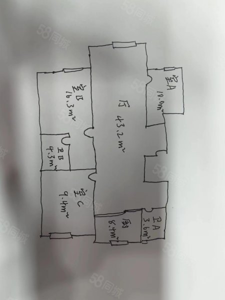 万科智慧未来城3室1厅2卫128㎡南北128万