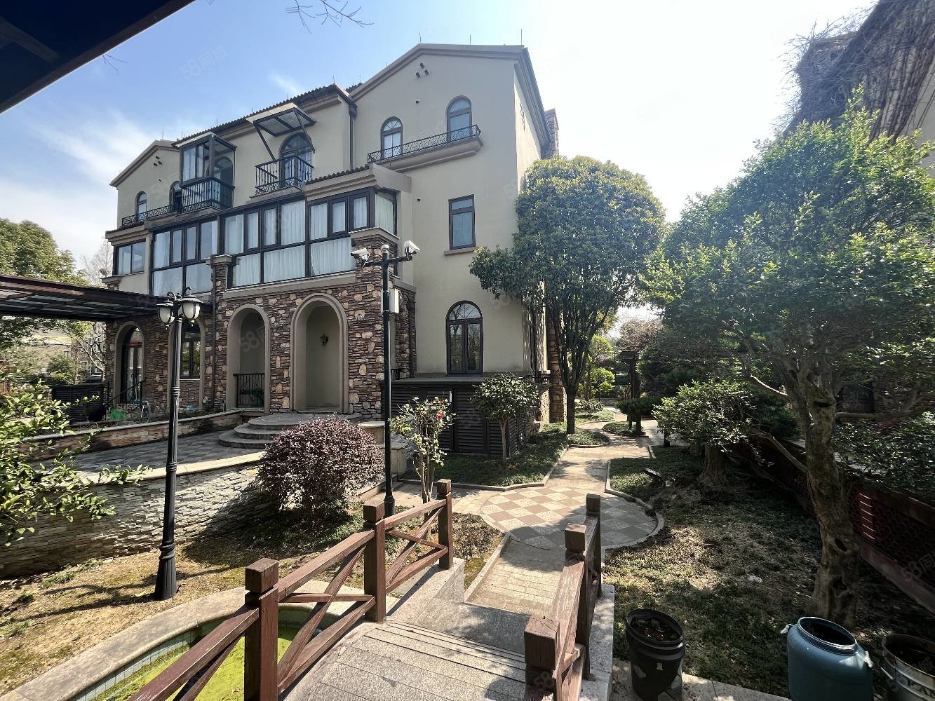 花园600平 图片里所见所得 一颗树几十万,天玺别墅(南区)-湖州58同城