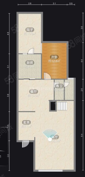 南窗雅舍5室2厅2卫276.34㎡南190万