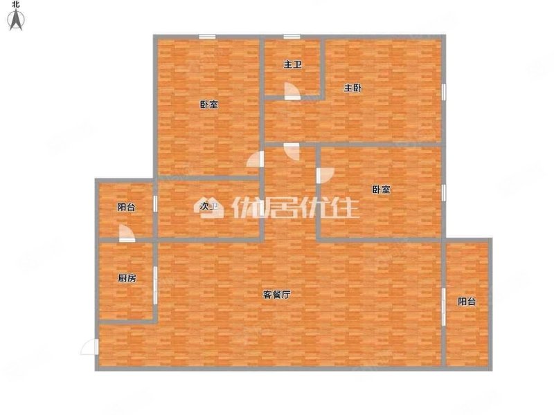 金源一品天下3室2厅2卫94.5㎡南90万