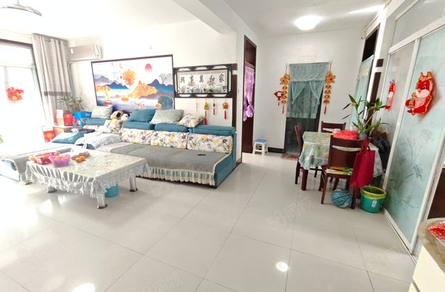 嘉明昌盛苑小区多层孝心一楼95平三室二一卫带地上车库证无大税