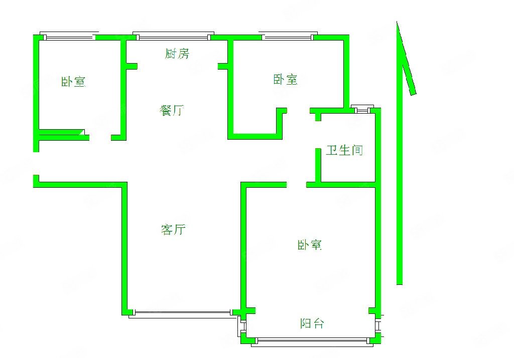 秀兰城市美居户型图图片