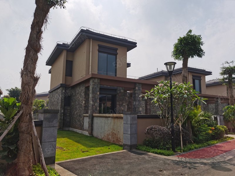 海口市江东新区 机场旁 鸿洲江山 高端独栋别墅 赠超大花园