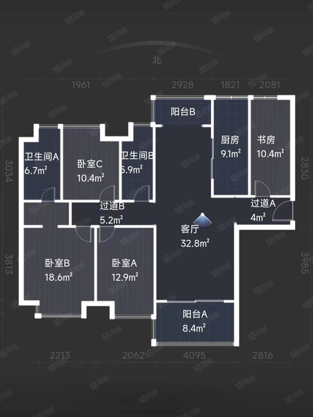 九方城天悦正南朝向商业配套成熟双卫医疗配套成熟