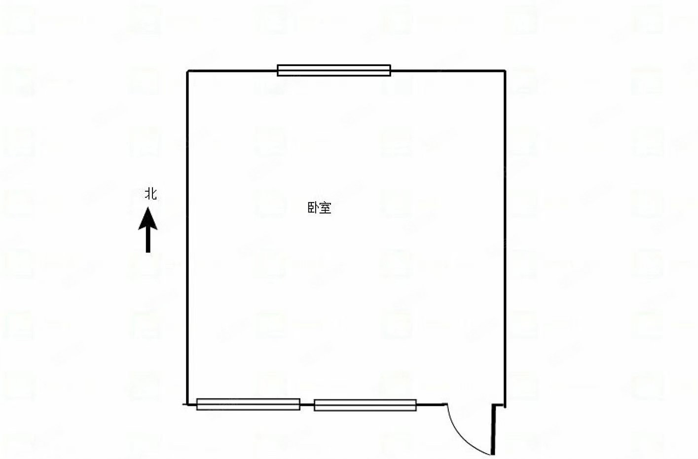 东四十四条小区1室0厅0卫12㎡南北185万