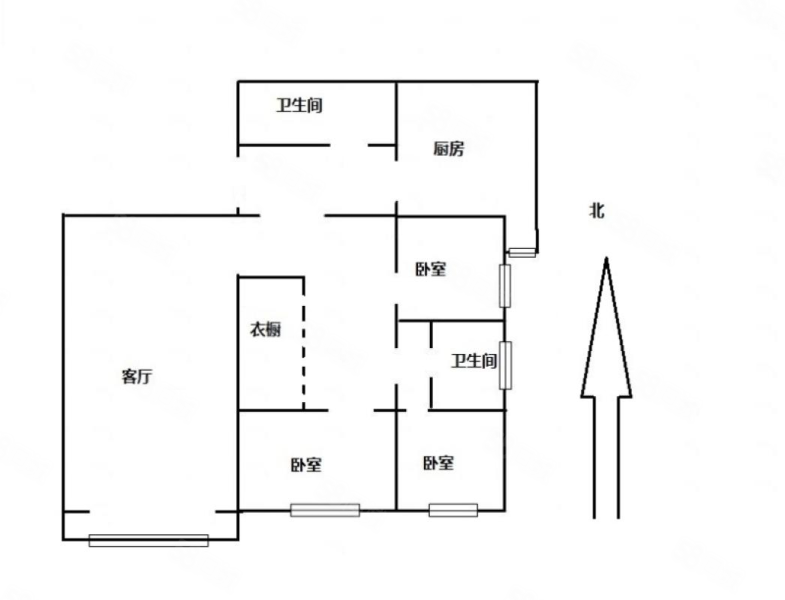 密东广场3室2厅2卫139㎡南359万