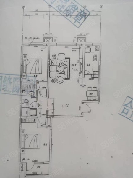 福坤丽景2室2厅1卫110.41㎡南北69万