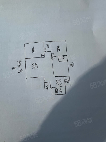 富临国际3室2厅2卫122.59㎡南北145万