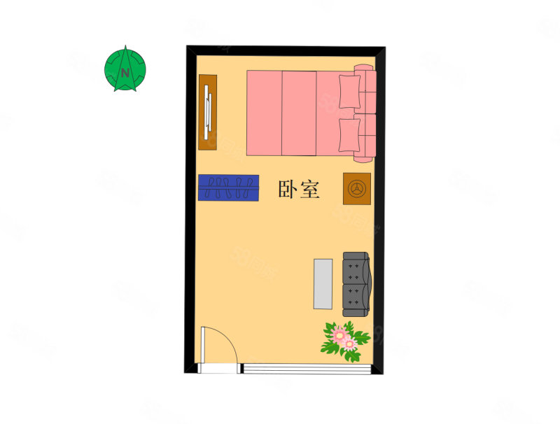 笔管胡同小区1室1厅0卫26.7㎡南415万