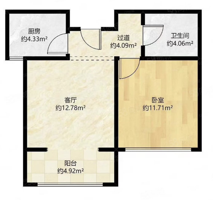 丽月林语北区3室2厅2卫127㎡南北82万