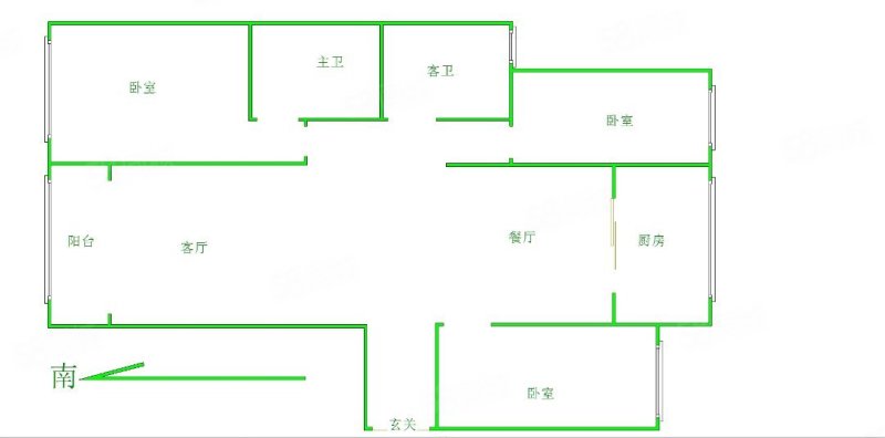 沁芳盛世(西区)3室2厅2卫130㎡南北122万