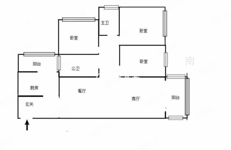 德和沁园3室2厅2卫105㎡南145.8万