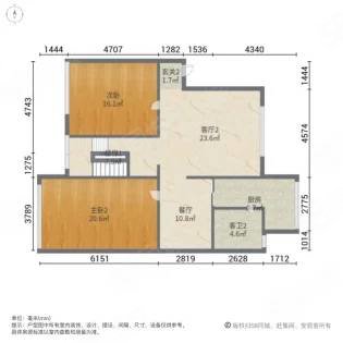 物华苑3室3厅2卫183.2㎡南北55万