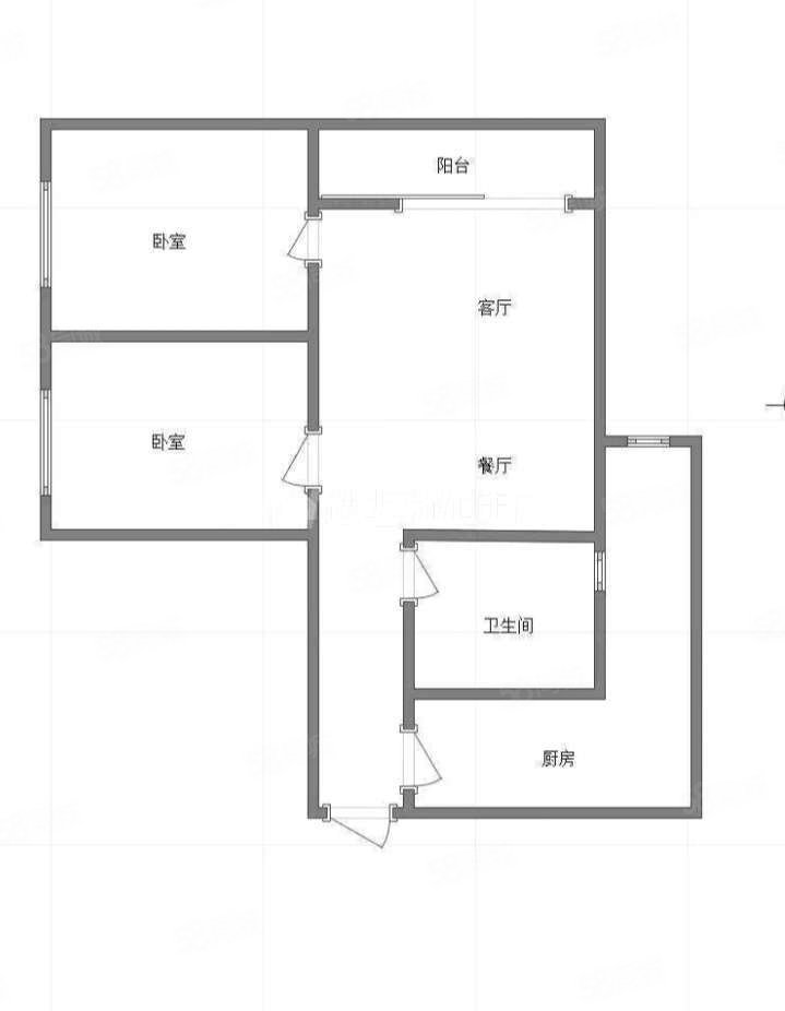 田坝二村小区2室1厅1卫65㎡北45万