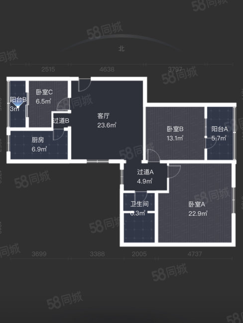 丰汇园小区3室2厅1卫122.5㎡东西2030万