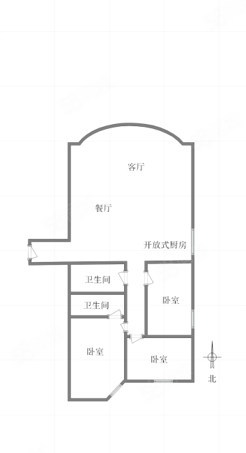 福天大厦4室2厅2卫162.89㎡西南100万