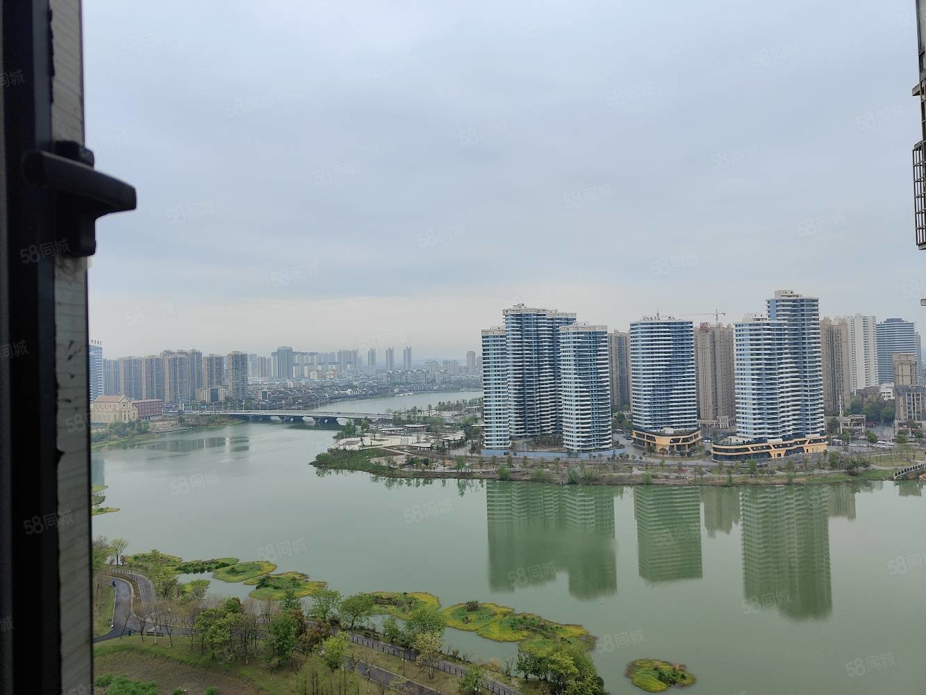 紫桥 穿紫桥全景 蓝湖郡 电梯高层精装三房 随时看房,蓝湖郡-常德58