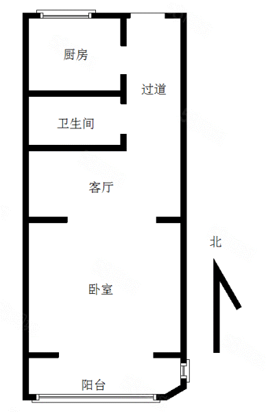 宜昌南里(和平)1室1厅1卫46.07㎡南280万