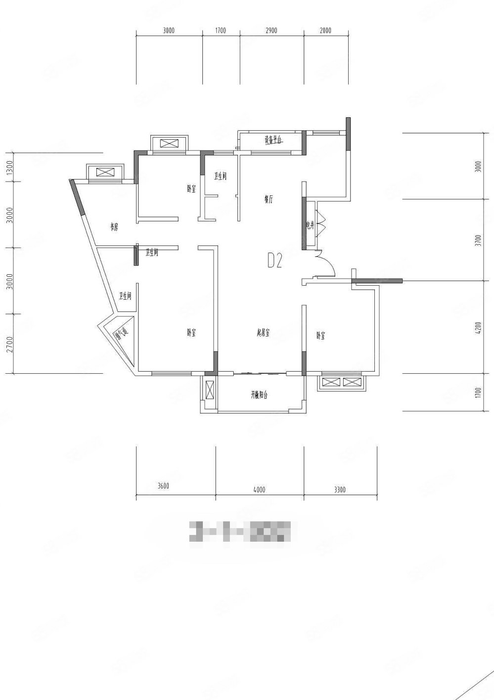 枫林学府4室2厅2卫134.96㎡南北149万