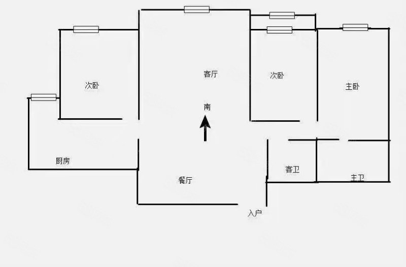 昊鑫望湖城3室2厅2卫155.9㎡南365万