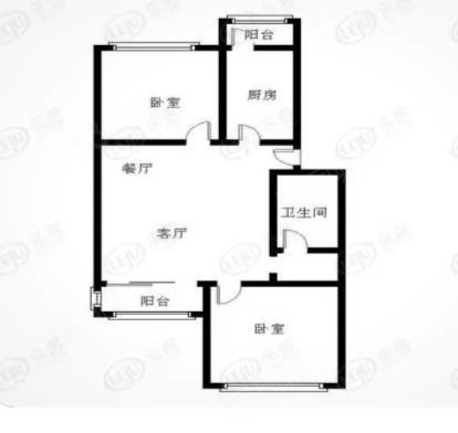 翠泉小区3室2厅1卫104.31㎡南北93万