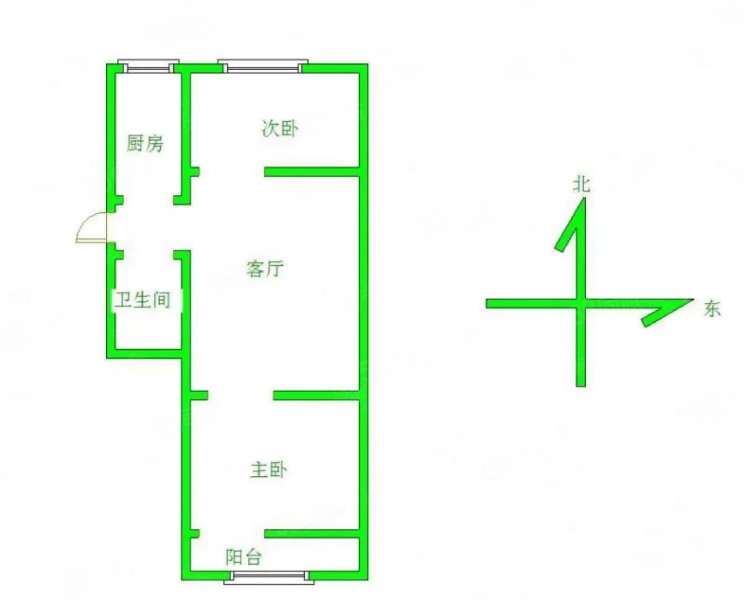 中恒书香门邸2室2厅1卫98.44㎡南北75万