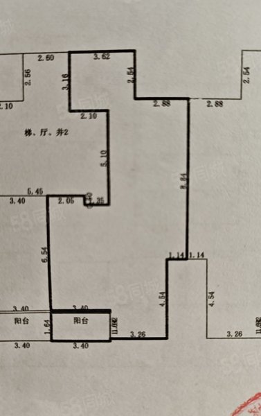 新城名都3室2厅1卫118㎡南76万