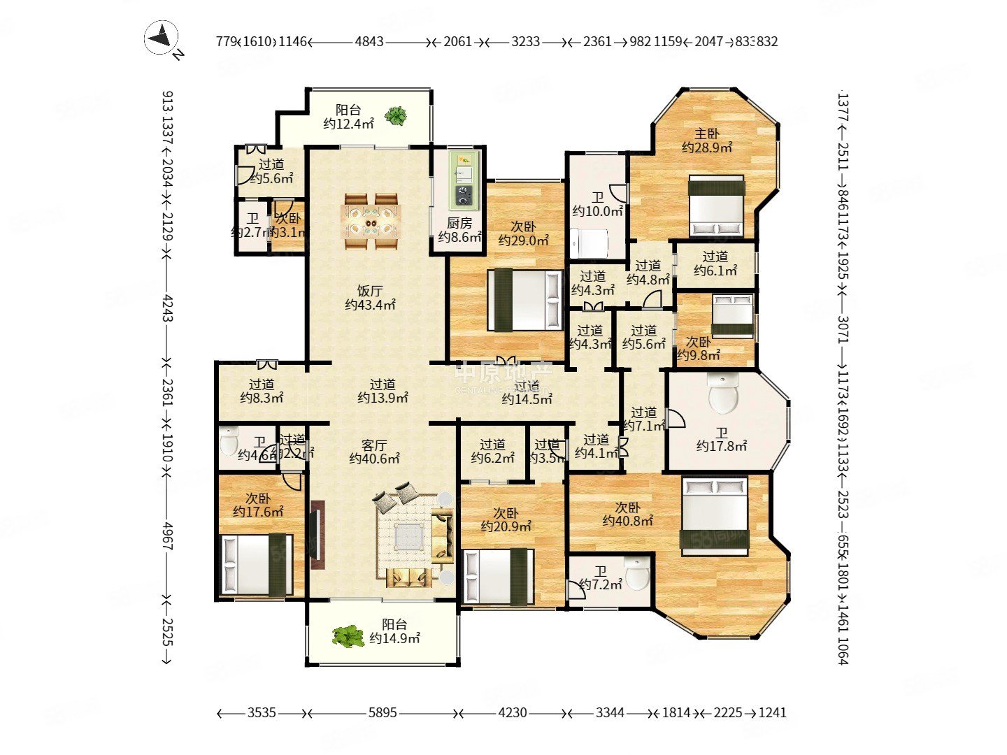 星河湾半岛483方大平层 急售 环境好 位置安静 产权清晰